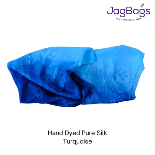 JagBag Long Silk Scarf - Turquoise